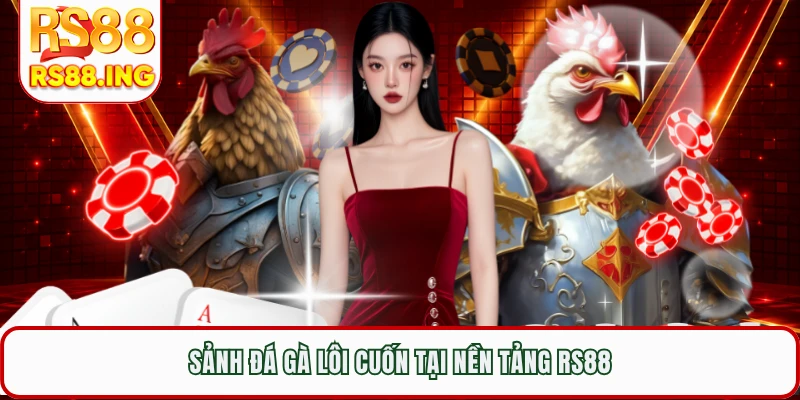 Sảnh đá gà lôi cuốn tại nền tảng RS88